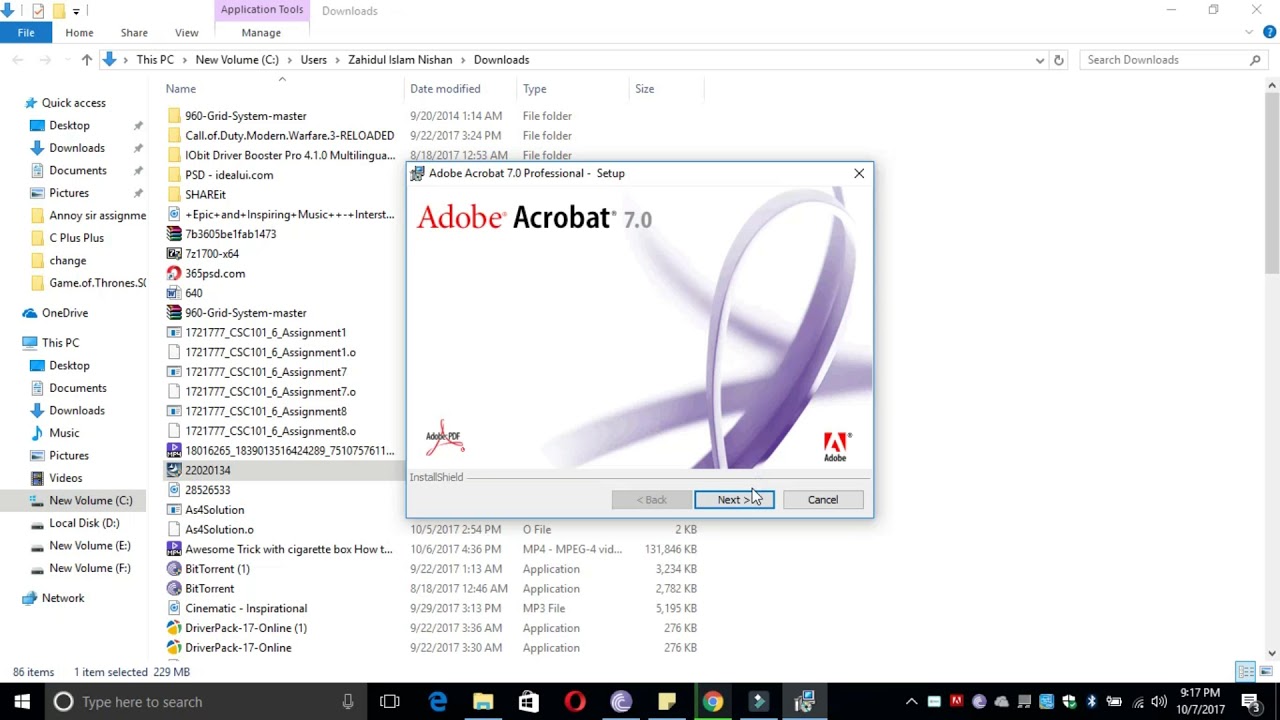 adobe acrobat reader dc offline installer windows